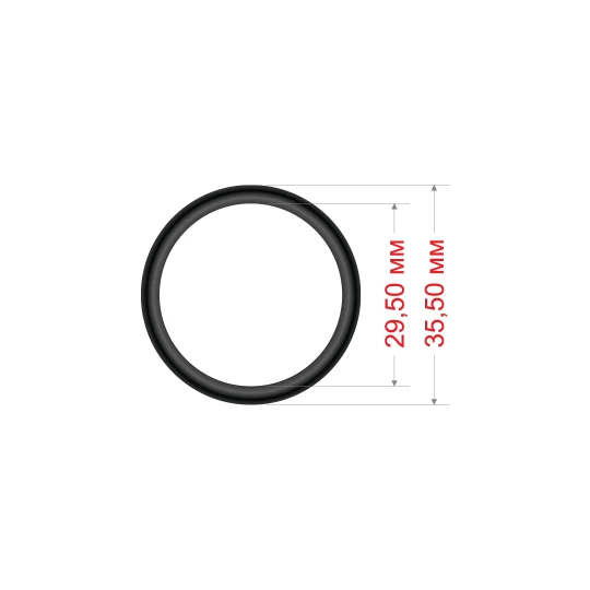 Резиновый сальник 35,5мм (толщина: 3мм)
