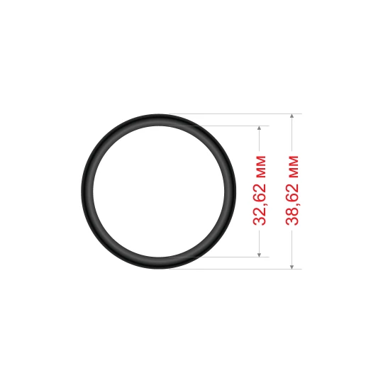 Резиновый сальник 38,62мм (толщина: 3мм)