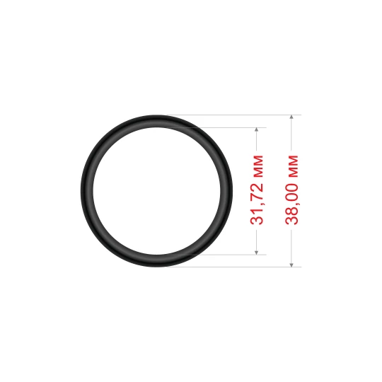 Резиновый сальник 38мм (толщина: 3,14мм)