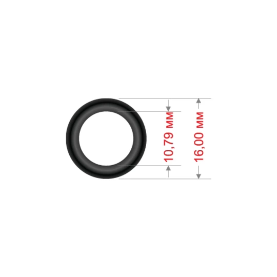 Резиновый сальник 16мм (толщина: 2,60мм)