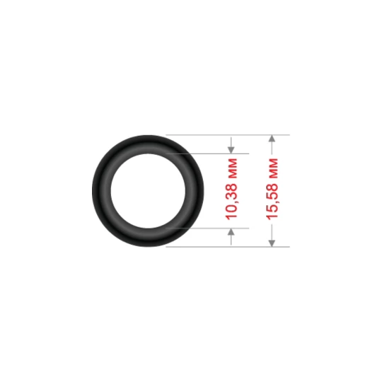 Резиновый сальник 15,58мм (толщина: 2,60мм)