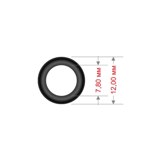 Резиновый сальник 12мм (толщина: 2,10мм)