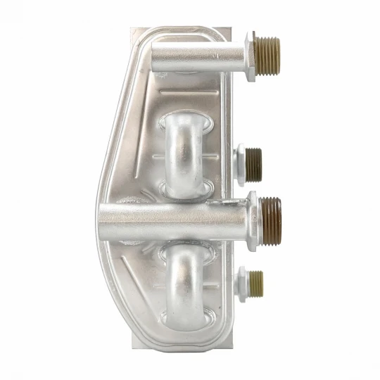 Теплообменник первичный (Битермический) длина 185мм, ширина 180мм