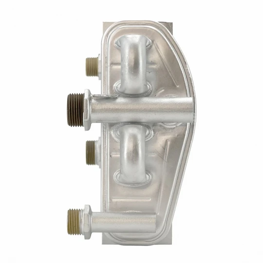 Теплообменник первичный (Битермический) длина 185мм, ширина 180мм