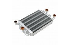 Теплообменник первичный (Битермический) длина 220мм, ширина 180мм