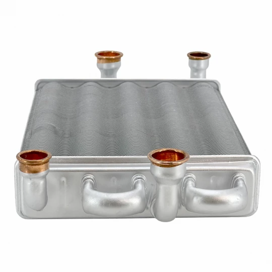 Теплообменник первичный (Битермический) длина 220мм, ширина 180мм