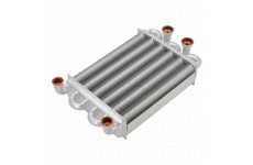 Теплообменник первичный (Битермический) длина 220мм, ширина 180мм