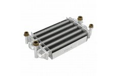 Теплообменник первичный (Битермический) длина 255мм, ширина 180мм