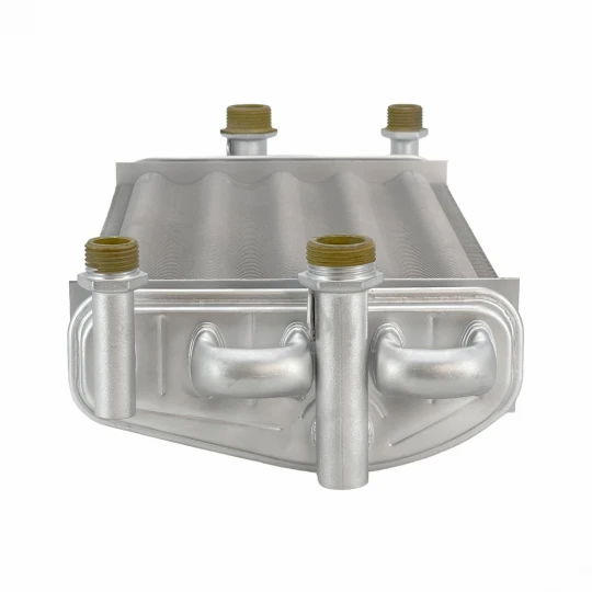 Теплообменник первичный (Битермический) длина 255мм, ширина 180мм