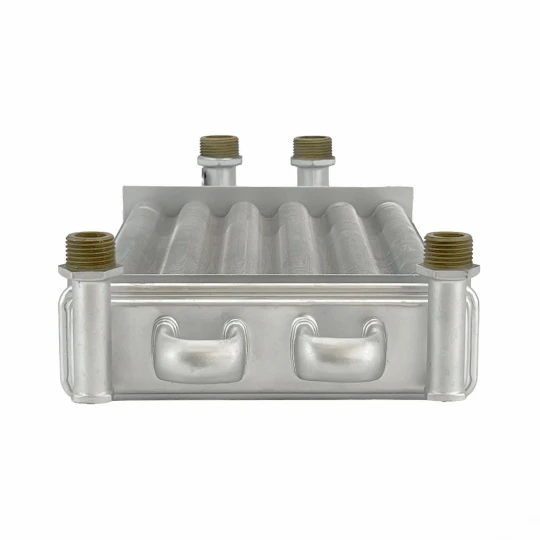 Теплообменник первичный (Битермический) длина 270мм, ширина 180мм