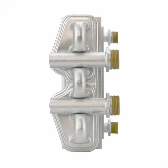 Теплообменник первичный (Битермический) длина 220мм, ширина 180мм