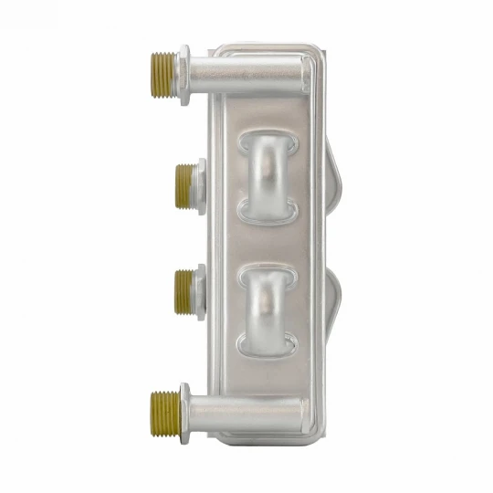 Теплообменник первичный (Битермический) длина 220мм, ширина 180мм