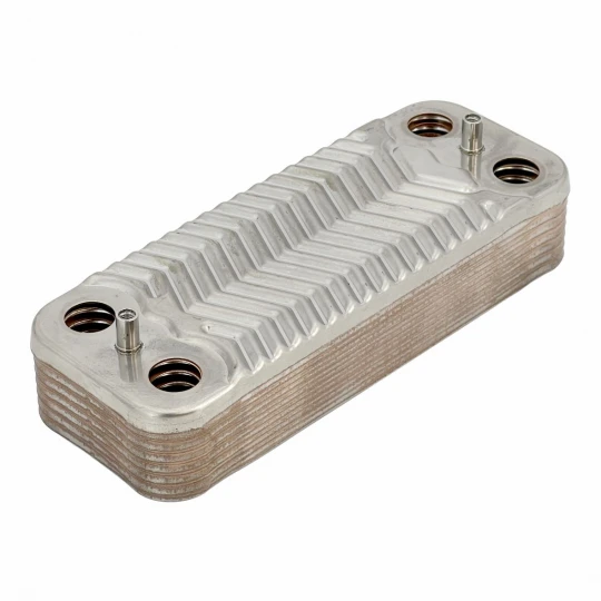 Теплообменник (вторичный)  14 пластин (х-образный)